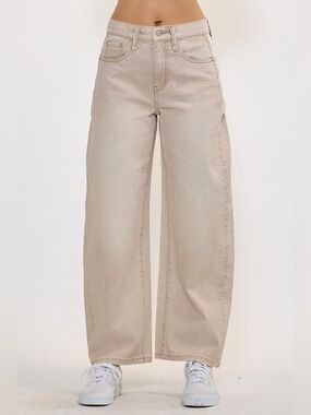 Sulfur Dye Barrel Jeans